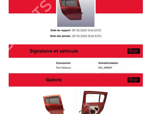 Used Right rear door DACIA SANDERO II 1.5 dCi (90 hp) 29484414