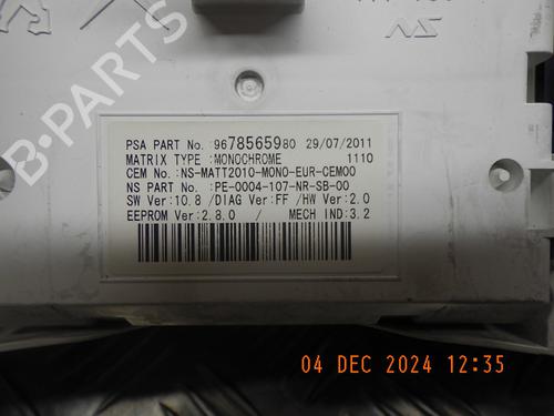 Instrument cluster PEUGEOT 508 I (8D_) 1.6 HDi | BP24285045C47 