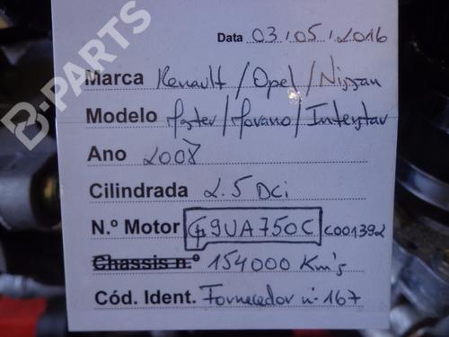 Motor RENAULT MASTER II Van (FD) 2.5 dCi 120 | BP80314M1 