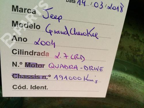 Gearbox JEEP GRAND CHEROKEE II (WJ, WG) 2.7 CRD 4x4 | BP1092086M3 