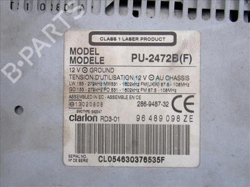 Bilradio CITROËN C5 I (DC_) 2.0 HDi (DCRHZB, DCRHZE) | BP26204180E6 