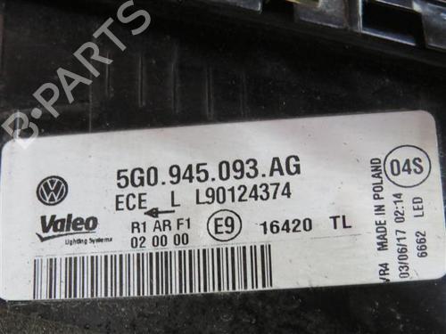 Feu de coffre gauche VW GOLF VII (5G1, BQ1, BE1, BE2) 1.5 TSI | BP24556873C79 