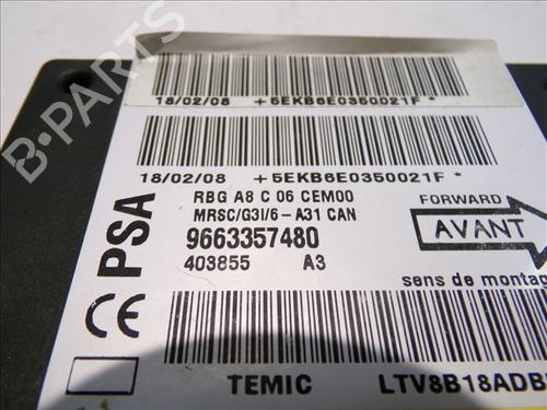 Kollisjonspute styreenhet CITROËN C3 I (FC_, FN_) 1.4 i | BP25782432M53 
