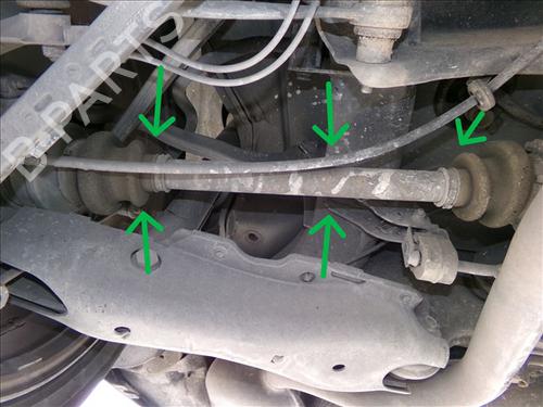 Used Right rear driveshaft MERCEDES-BENZ S-CLASS (W220, V220) S 320 CDI (220.026, 220.126) (197 hp) 30325552