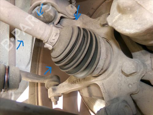 Left front driveshaft OPEL CORSA D (S07) 1.0 (L08, L68) | BP29328696M38 