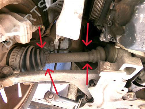 Used Right front driveshaft CITROËN XSARA PICASSO (N68) 2.0 HDi (90 hp) 27859177