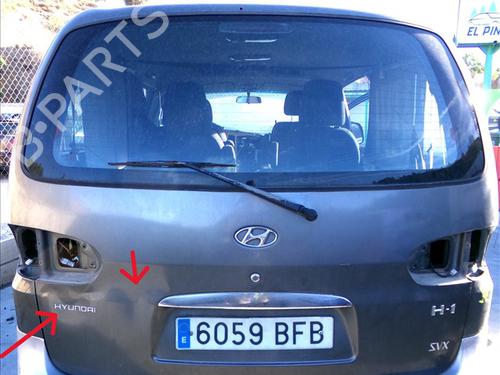 Used Tailgate HYUNDAI H-1 / STAREX Bus (A1) 2.5 TCi (99 hp) 28529929