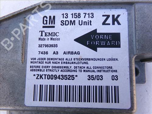 Kollisjonspute styreenhet OPEL MERIVA A MPV (X03) 1.6 (E75) | BP27444389M53 