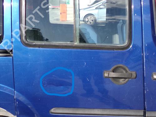 Dør høyre bak FIAT DOBLO Box Body/MPV (223_) 1.9 JTD (105 hp) 24860583