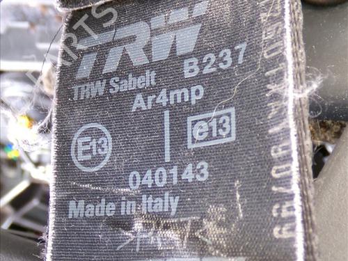 Front left seatbelt FIAT MULTIPLA (186_) 1.9 JTD 105 (186AXB1A) | BP30187101I26