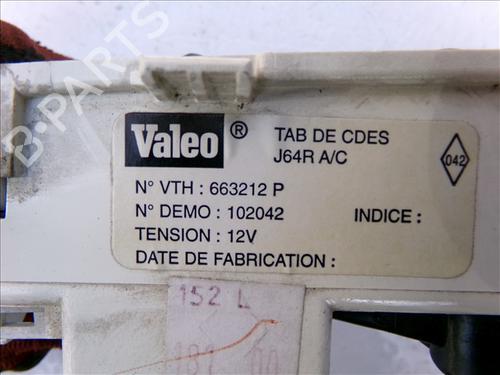 Mando climatizador RENAULT MEGANE Scenic (JA0/1_) 1.9 dTi (JA0N) | BP27978843I5 