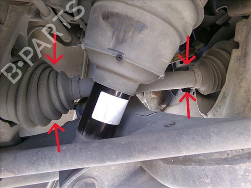 Antriebswelle links hinten für LAND ROVER RANGE ROVER SPORT I (L320) 2.7 D 4x4 (190 hp) 28123727