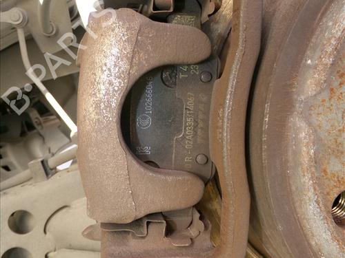 Used Left rear brake caliper MERCEDES-BENZ A-CLASS (W169) A 200 CDI (169.008, 169.308) (140 hp) 28509655