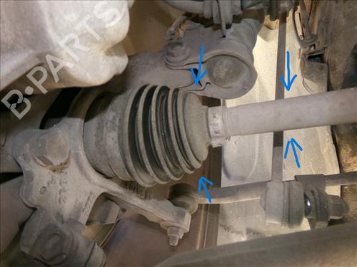 Right front driveshaft OPEL CORSA D (S07) 1.0 (L08, L68) | BP29328695M39 