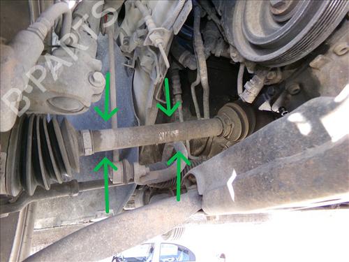 Used Right front driveshaft FORD MONDEO IV Saloon (BA7) 2.0 TDCi (140 hp) 29623022