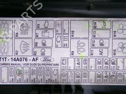 Fuse box FORD TOURNEO CONNECT 1.8 TDCi | BP26593397E1 