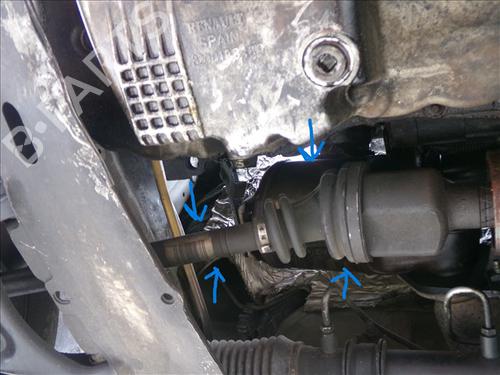 Used Right front driveshaft RENAULT KANGOO (KC0/1_) 1.5 dCi (KC08, KC09) (82 hp) 29303320
