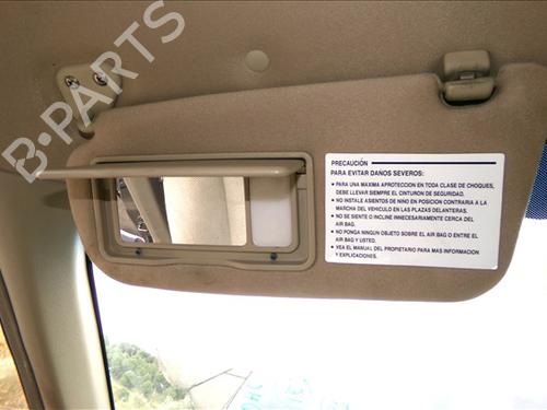 Used Left sun visor HYUNDAI SANTA FÉ I (SM) 2.0 CRDi 4x4 (125 hp) 30764162