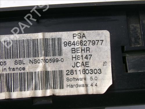 Climate control PEUGEOT 307 Break (3E) 1.6 HDi 110 | BP25279993I5 