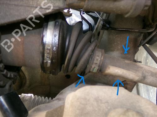 Left front driveshaft OPEL CORSA D (S07) 1.0 (L08, L68) | BP29328696M38 