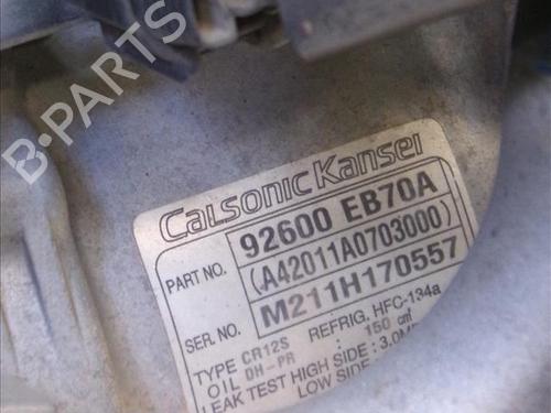 AC compressor NISSAN NAVARA NP300 (D40) 2.5 dCi 4WD (D40TT, D40T, D40M, D40BB) | BP24857970M34 