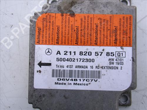 Kollisjonspute styreenhet MERCEDES-BENZ E-CLASS (W211) E 270 CDI (211.016) | BP26018299M53 
