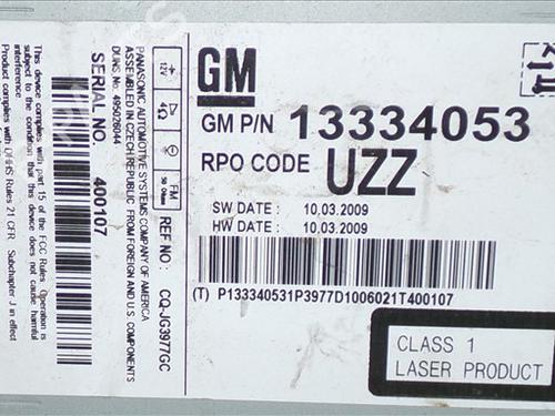 Radio OPEL ASTRA J (P10) 1.3 CDTI (68) | BP24561490E6 