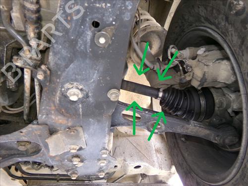 Used Left front driveshaft PEUGEOT EXPERT (224_) 1.9 D (69 hp) 30618508