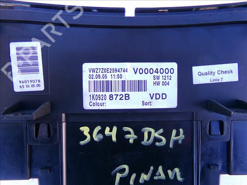 Electronic module VW GOLF PLUS V (5M1, 521) 1.6 TDI | BP30106191M83