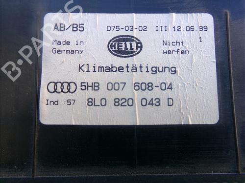 Climate control AUDI A3 (8L1) 1.9 TDI | BP30106160I5