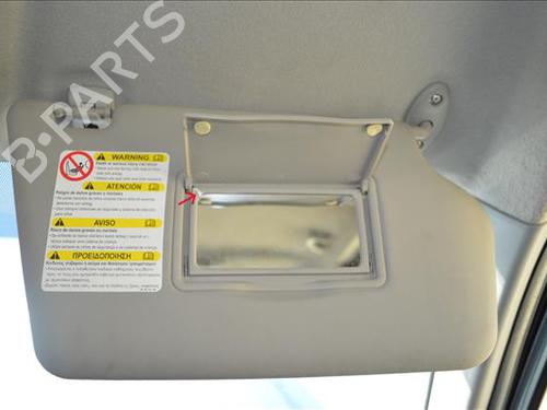 Right sun visor MAZDA 2 (DY) 1.4 | BP24561594I2 