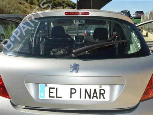Used Tailgate PEUGEOT 207 (WA_, WC_) 1.6 HDi (109 hp) 24562001