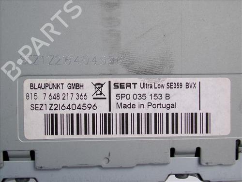 Radio SEAT ALTEA (5P1) 1.6 TDI | BP24568245E6 