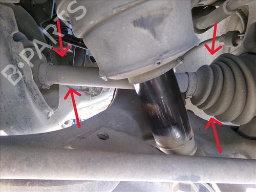 Used Right rear driveshaft LAND ROVER RANGE ROVER SPORT I (L320) 2.7 D 4x4 (190 hp) 28123726