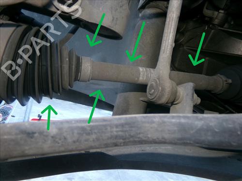 Used Left front driveshaft RENAULT MEGANE III Hatchback (BZ0/1_, B3_) 1.5 dCi (106 hp) 30709603