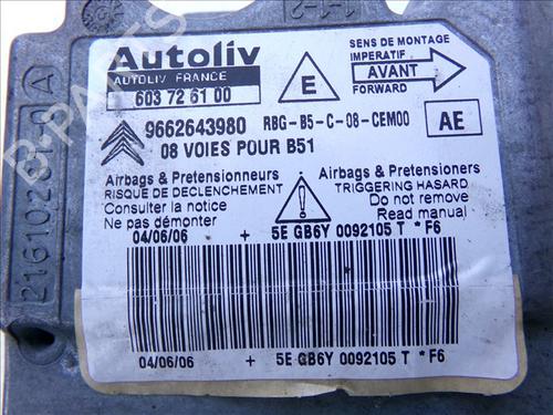 ECU airbags CITROËN C4 I (LC_) 1.6 HDi | BP27444708M53 