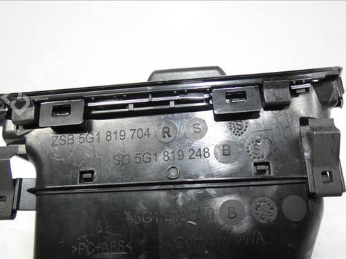 Grille d'aération VW GOLF VII (5G1, BQ1, BE1, BE2) 1.5 TSI | BP24556918I21 