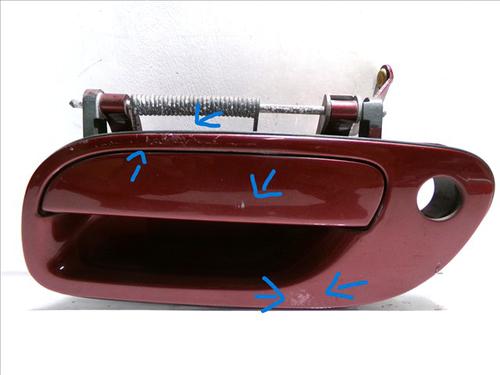 Front left exterior door handle VOLVO S60 I (384) 2.4 | BP26283575C128 