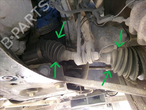 Used Left front driveshaft PEUGEOT EXPERT Van (VF3A_, VF3U_, VF3X_) 2.0 HDi 165 (163 hp) 31082492
