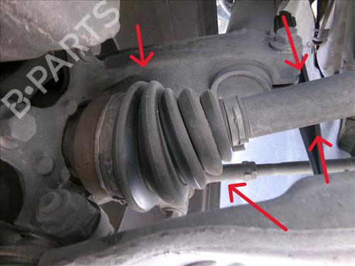 Drivaksel fortil Højre FORD MONDEO III (B5Y) 2.0 16V | BP27672417M39 