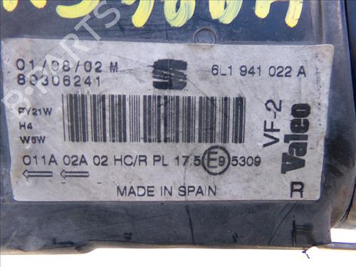 Right headlight SEAT CORDOBA (6L2) 1.9 SDI | BP30006868C29