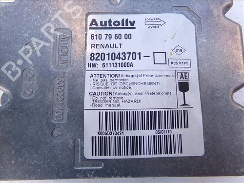 ECU airbags RENAULT CLIO III (BR0/1, CR0/1) 1.2 16V (BR02, BR0J, BR11, CR02, CR0J, CR11) | BP27587289M53 