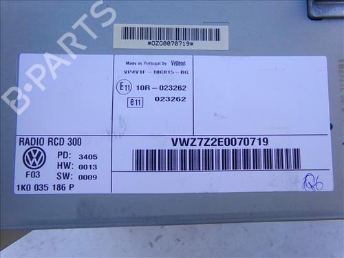 Radio VW GOLF PLUS V (5M1, 521) 1.6 TDI | BP30106224E6