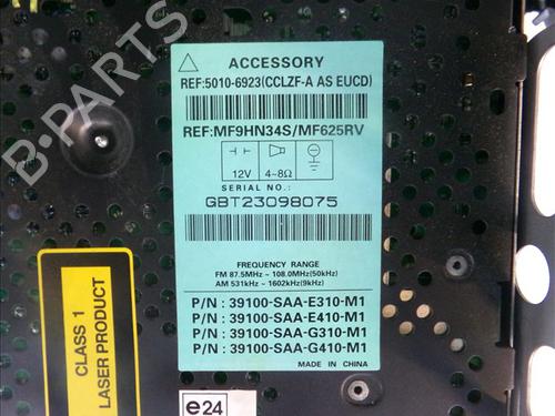 Radio HONDA JAZZ II (GD_, GE3, GE2) 1.3 iDSi (GD1) | BP24568979E6 