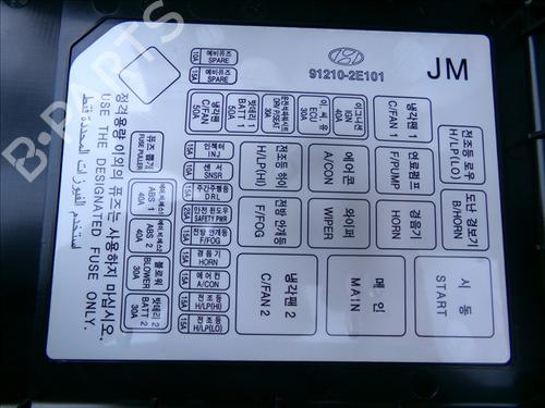 Fuse box HYUNDAI TUCSON (JM) 2.0 CRDi | BP27444344E1 
