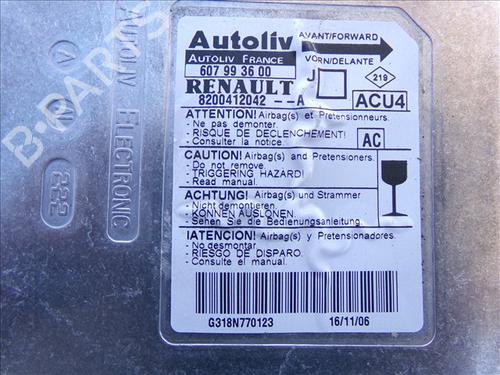 Kollisjonspute styreenhet RENAULT SCÉNIC II (JM0/1_) 1.6 16V (JM1R) | BP29423458M53 