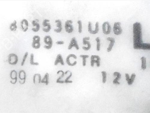 Front left lock NISSAN VANETTE CARGO Van (HC 23) 2.3 D | BP24558005C98 