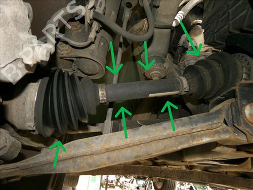 Used Right front driveshaft OPEL ASTRA H CLASSIC Estate (A04) 1.7 CDTi (L35) (110 hp) 30852511
