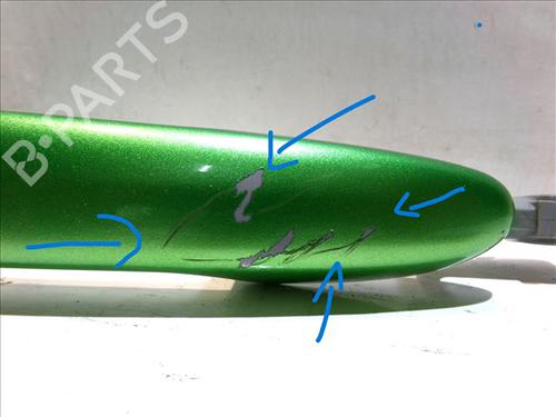 Front right exterior door handle MAZDA 2 (DE_, DH_) 1.3 (DE3FS) | BP24565383C129 