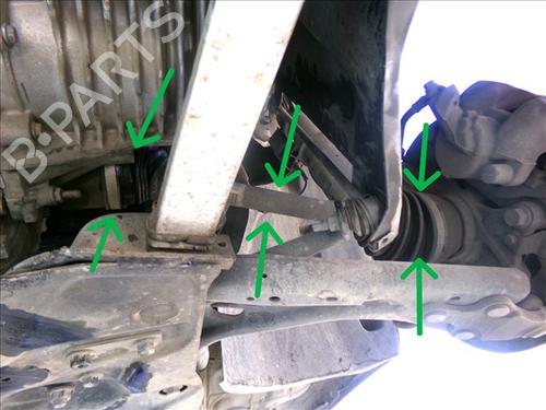 Used Left front driveshaft CITROËN C4 Grand Picasso II (DA_, DE_) 2.0 BlueHDi 150 (150 hp) 29021555